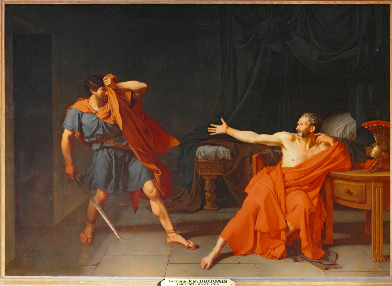 Marius at Minturnae by Jean Germain Drouais