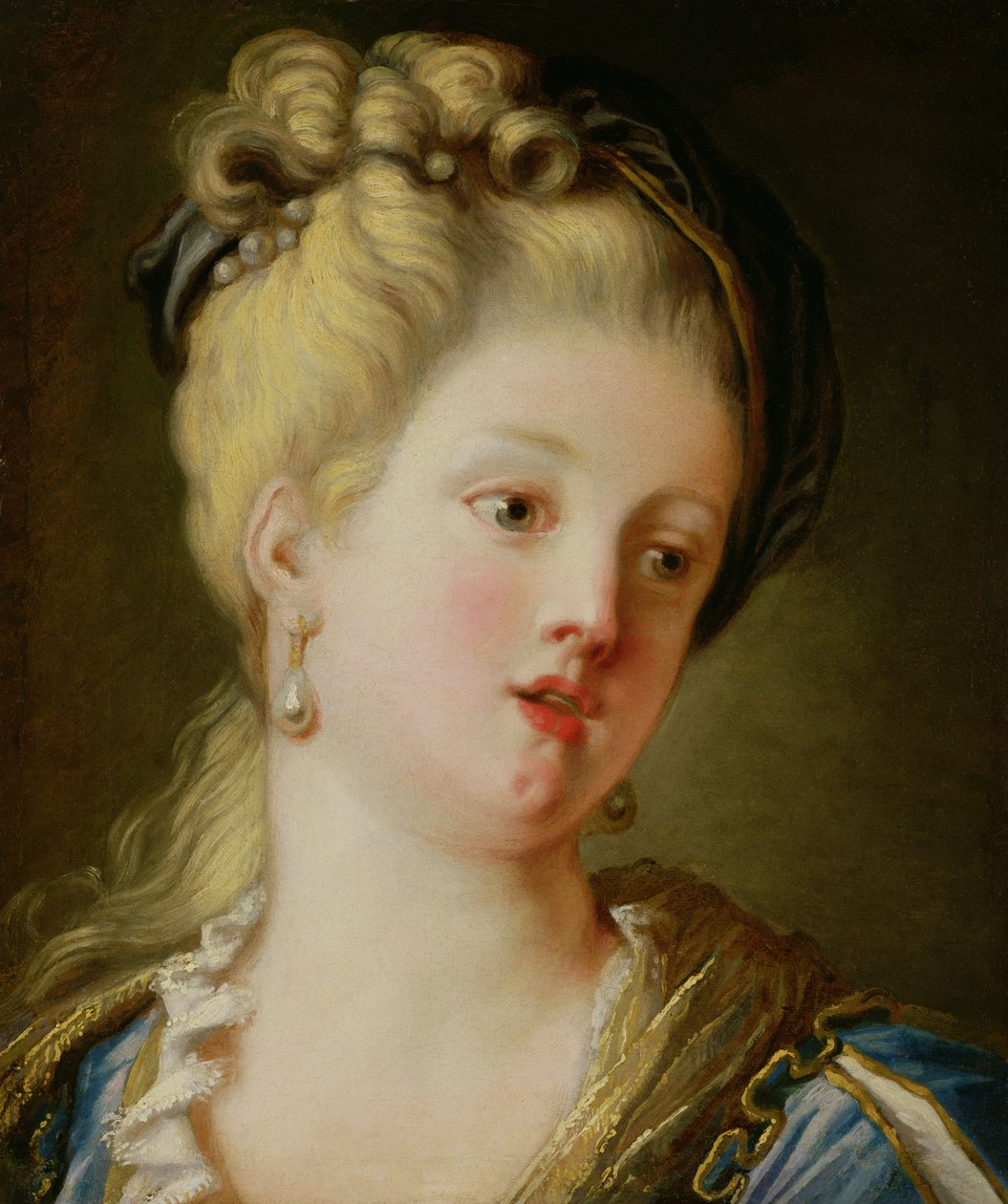 Portrait of a young woman by Jean Honore Fragonard
