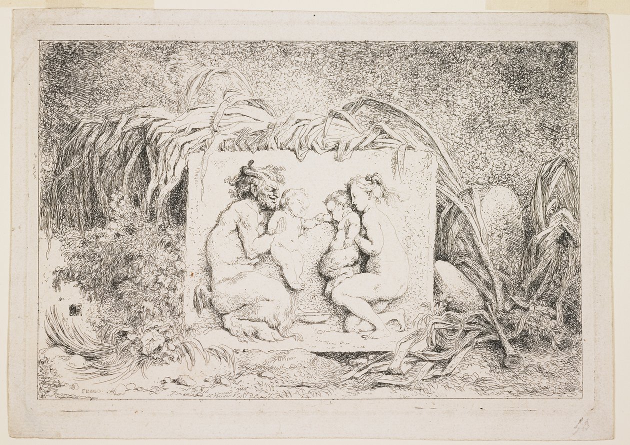 The Family of the Satyr, 1763 by Jean Honore Fragonard