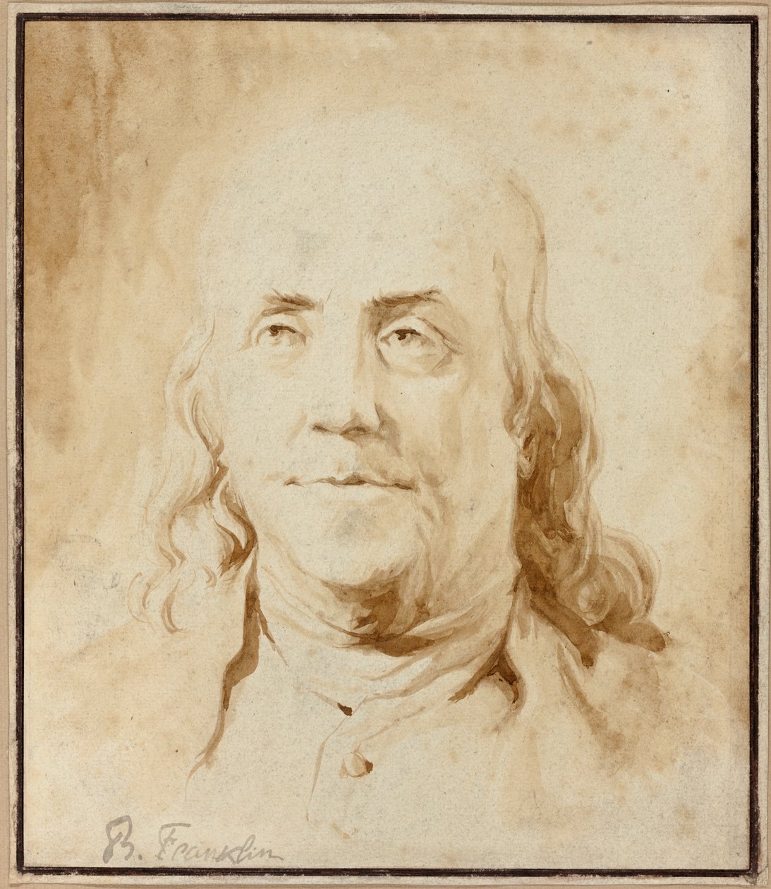 Benjamin Franklin by Jean-Honore Fragonard