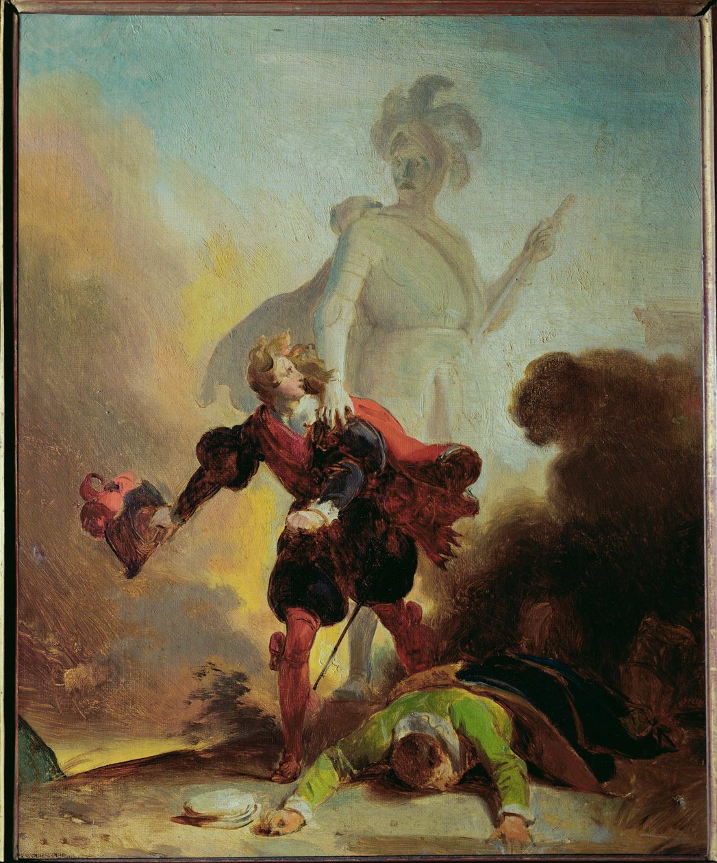Don Juan and the Statue of the Commander by Jean-Honore Fragonard
