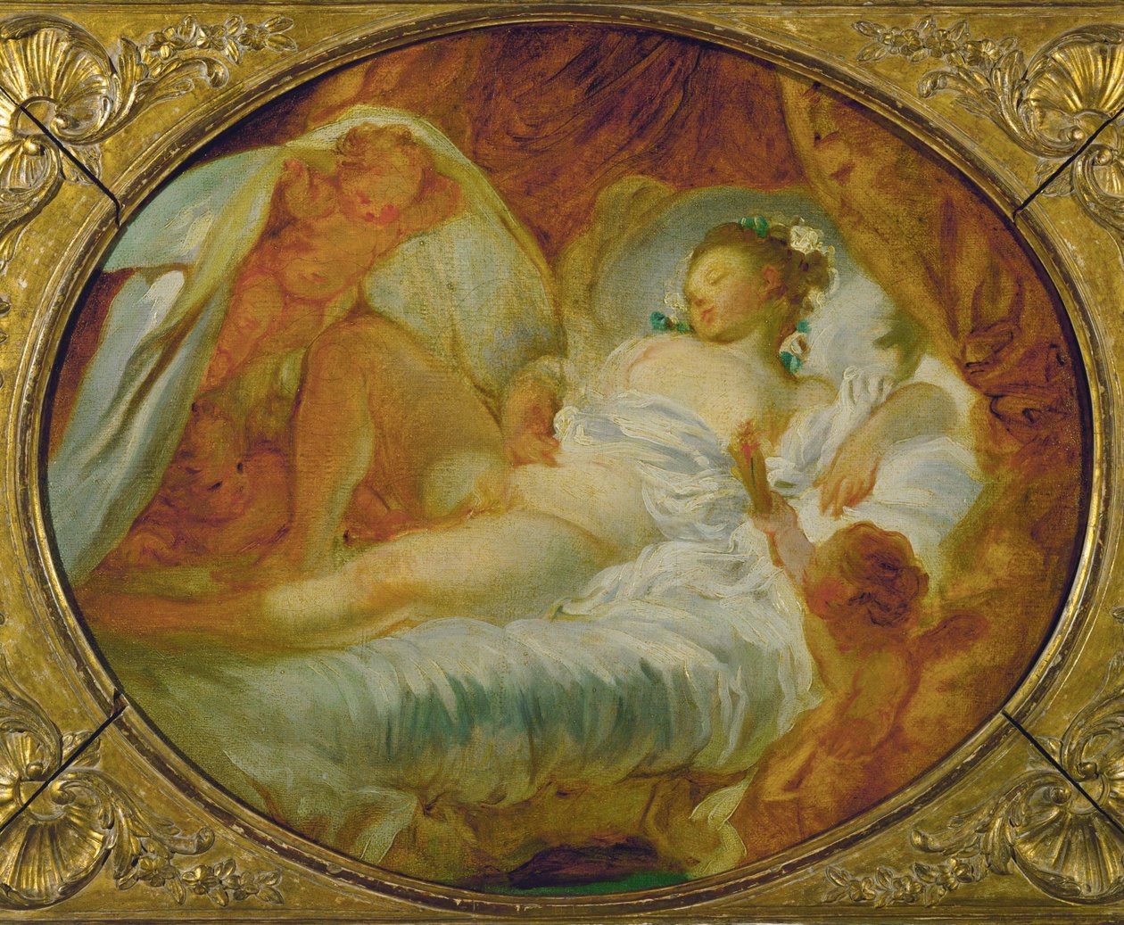 The powder keg by Jean Honore Fragonard