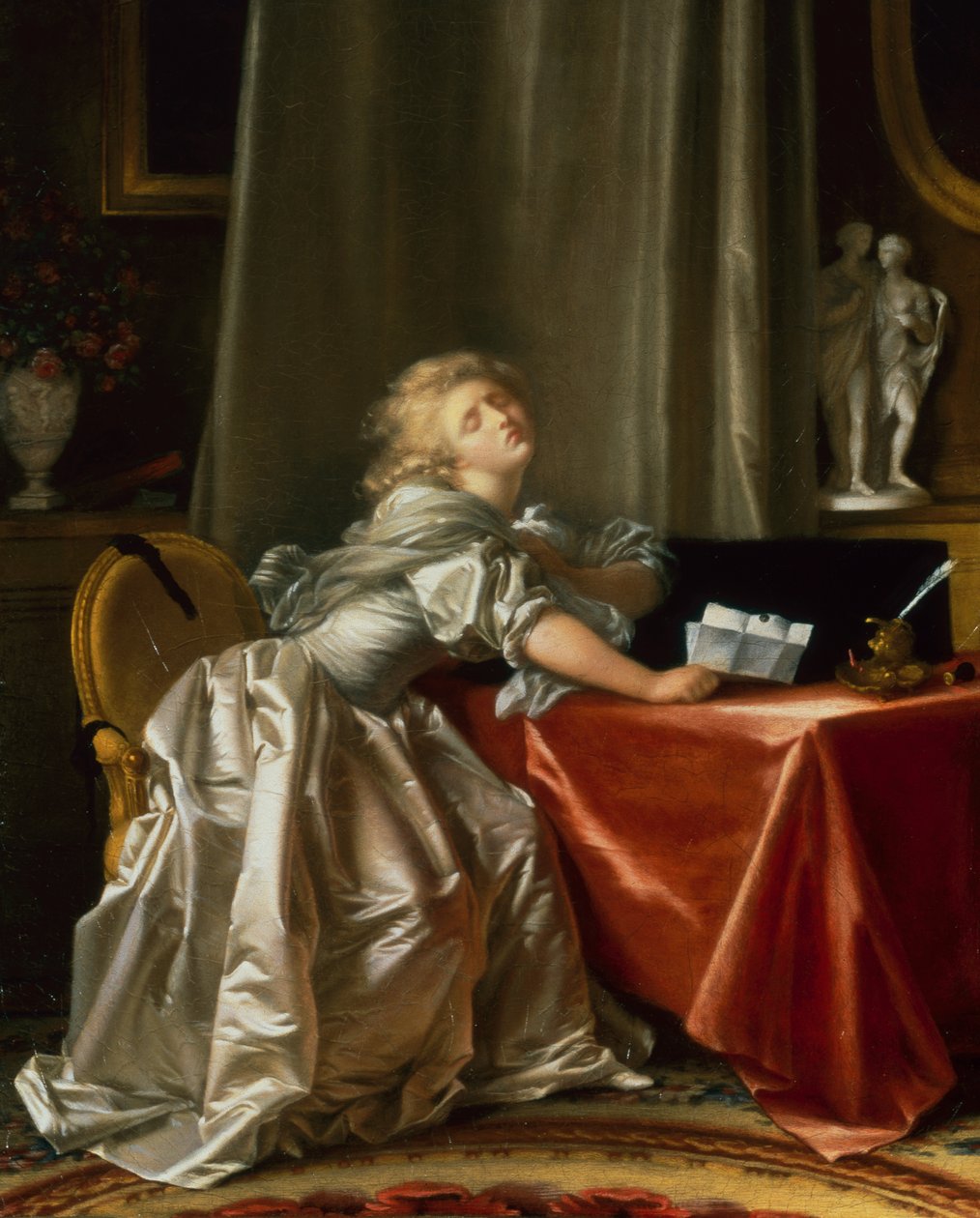 The Bad News by Jean-Honore Fragonard