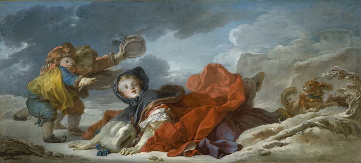 Winter by Jean-Honore Fragonard