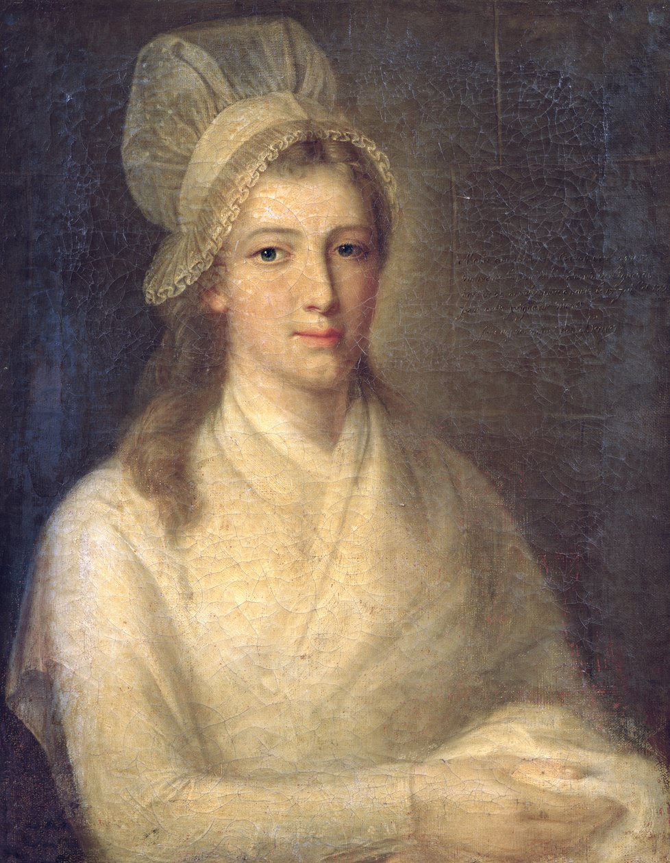 Charlotte Corday by Jean Jacques Hauer