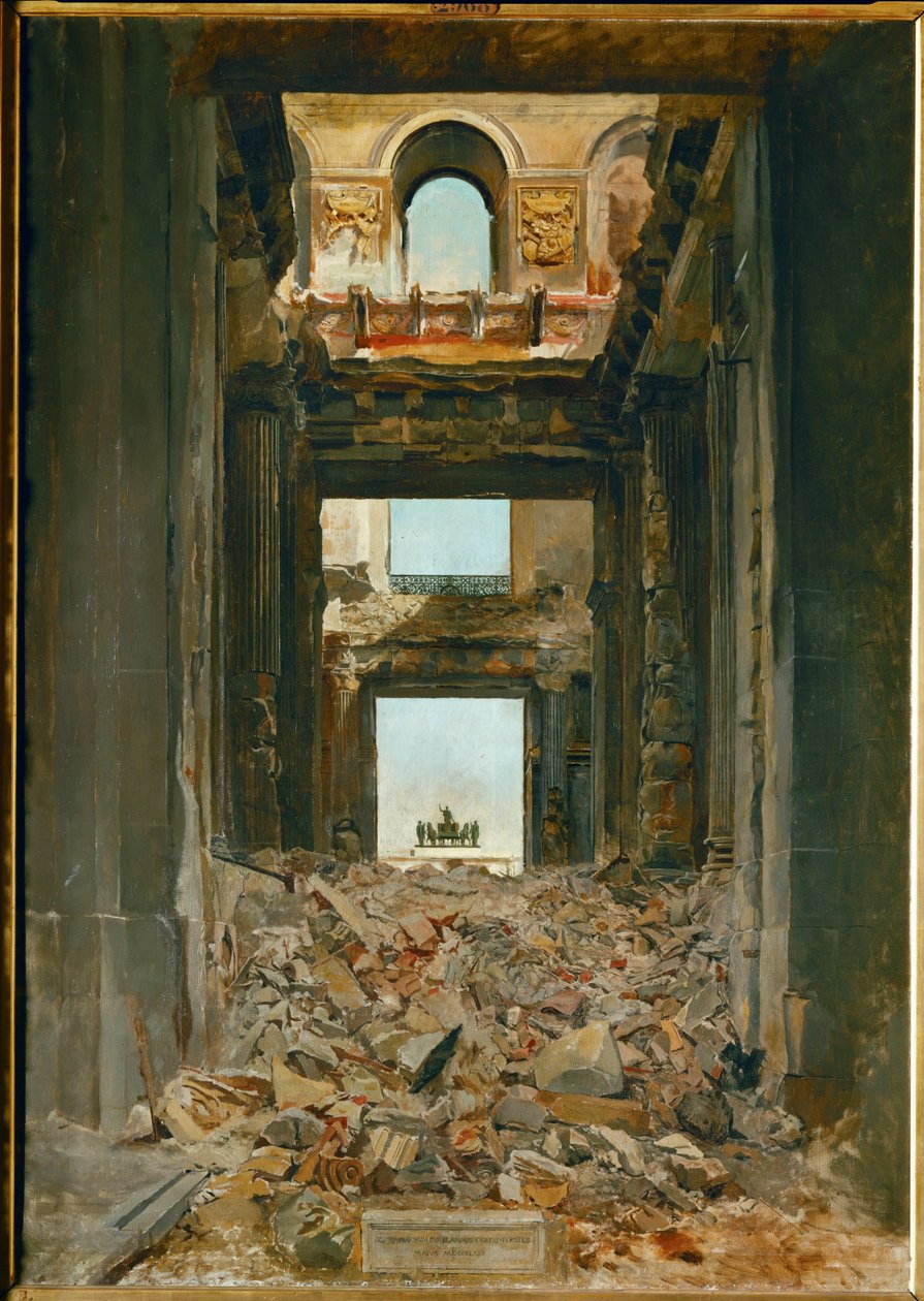 The Arc de Triomphe du Carrousel by Jean-Louis Ernest Meissonier