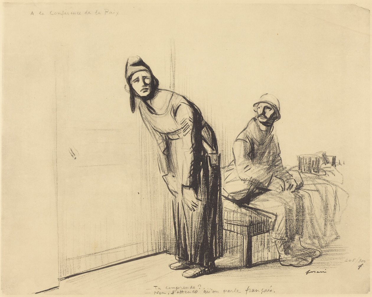 At the Peace Conference by Jean-Louis Forain