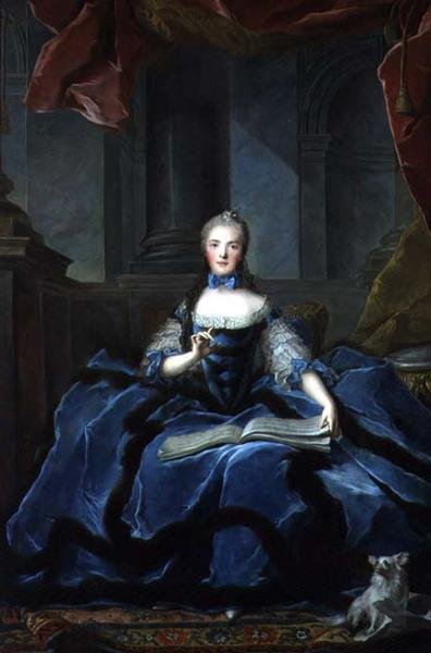Portrait of Marie Adelaide, Daughter of Louis XV by Jean Marc Nattier