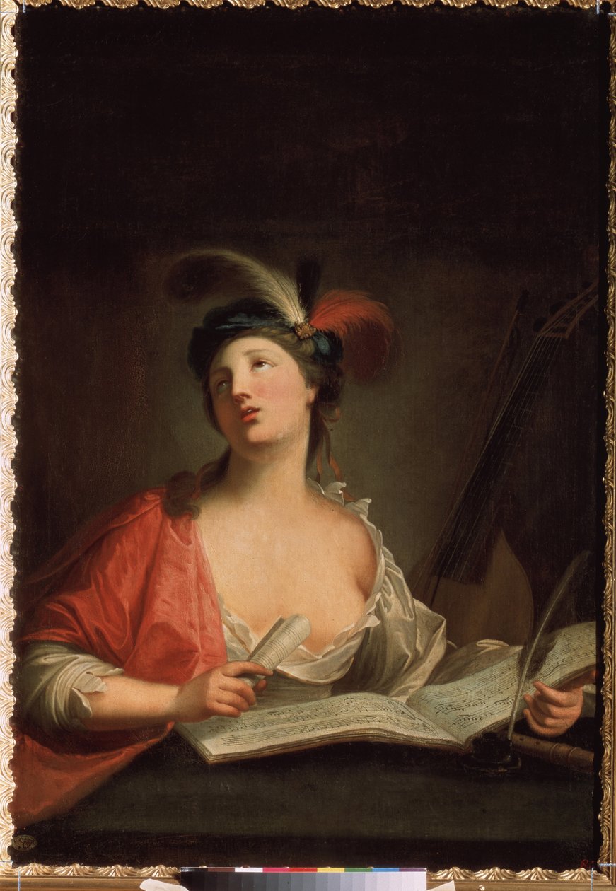 Allegory of Music by Jean Marc Nattier