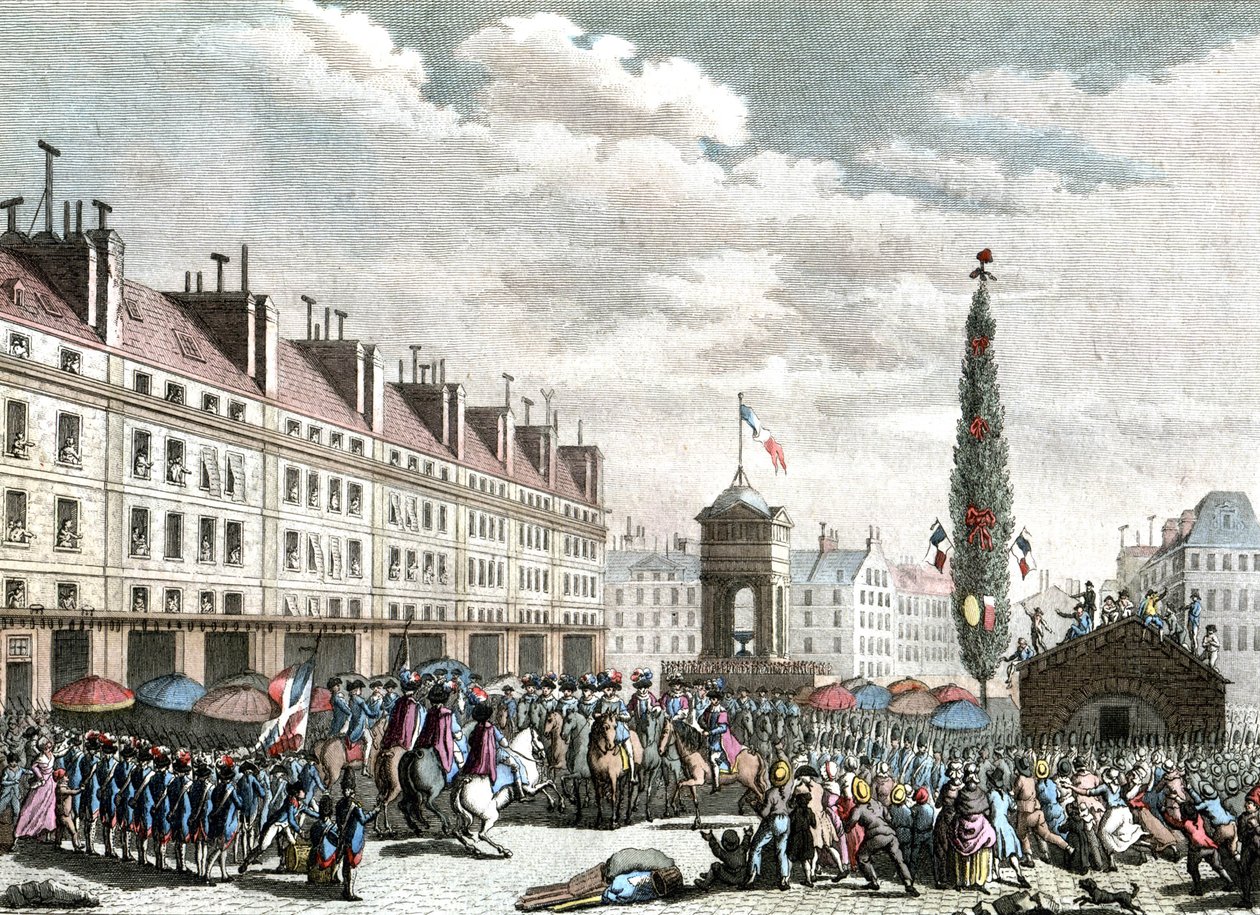 The Proclamation of the French Constitution, 1791, Late 18th Century by Jean (after) Duplessis Bertaux