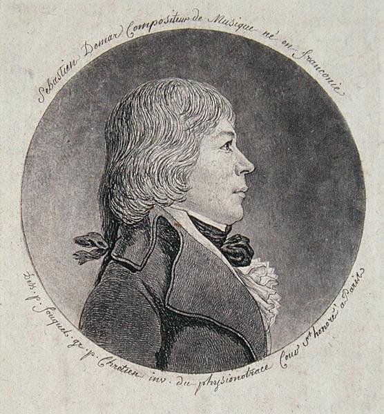 Sebastien Demar (1763-1832) engraved by Gilles-Louis Chretien (1754-1811) by Jean (after) Fouquet