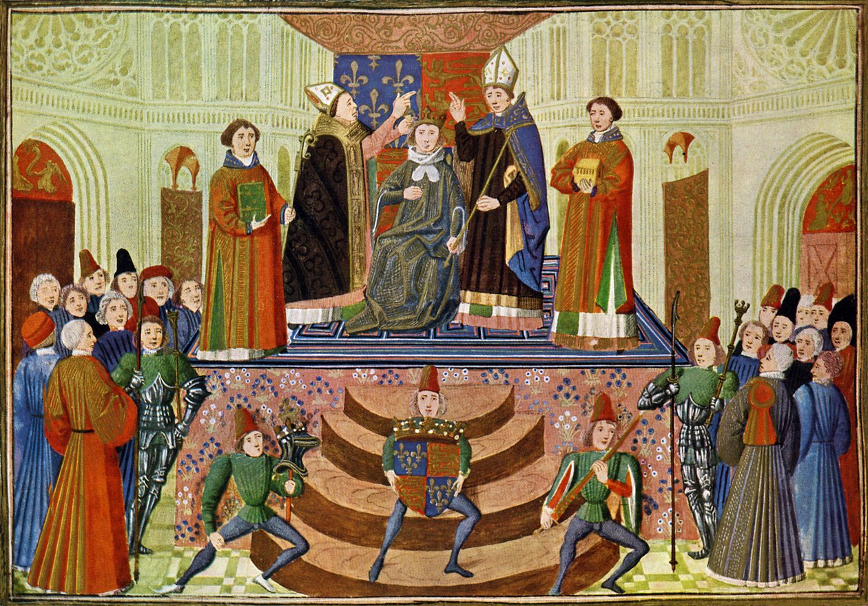 The Coronation of Henry IV of England by Jean (after) Froissart