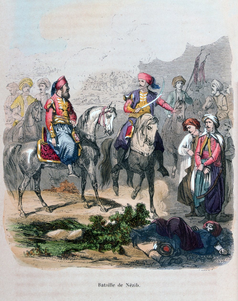 Battle of Nezib by Jean Adolphe Beauce: Buy fine art prints