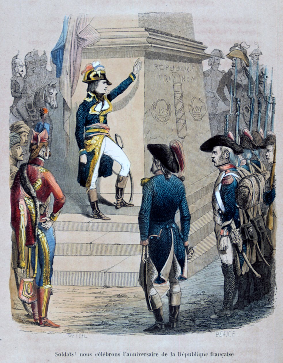 Napoleon in Egypt, 1847 by Jean Adolphe Beauce