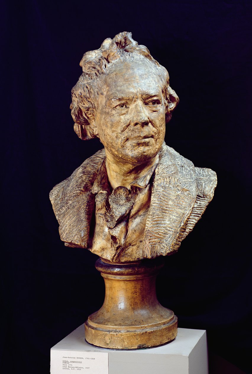 Bust of Christoph Wilibald von Gluck by Jean Antoine Houdon