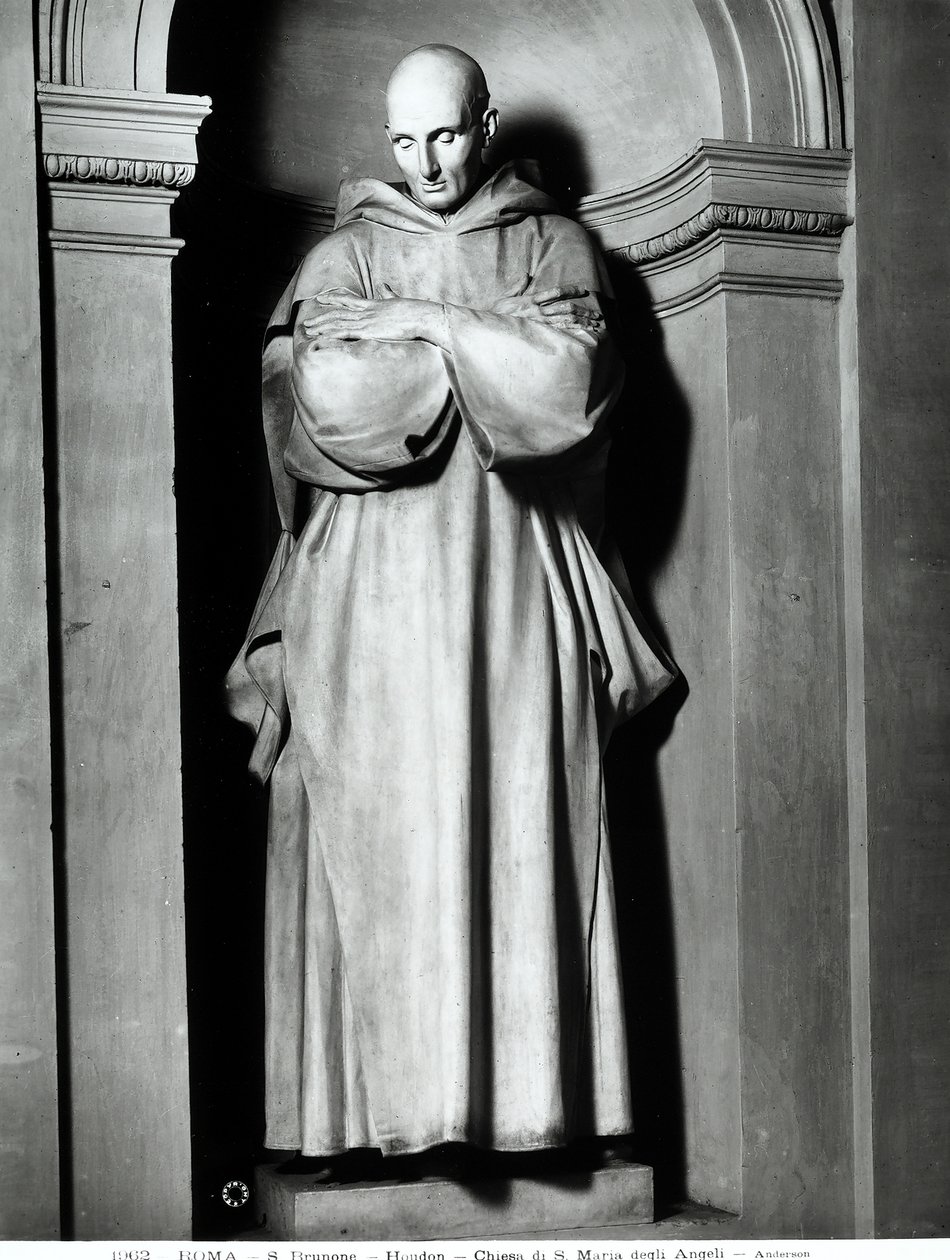 Saint Bruno of Cologne by Jean Antoine Houdon