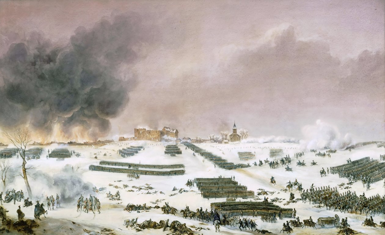 The Battle of Preussisch-Eylau on February 7, 1807 by Jean Antoine Simeon Fort