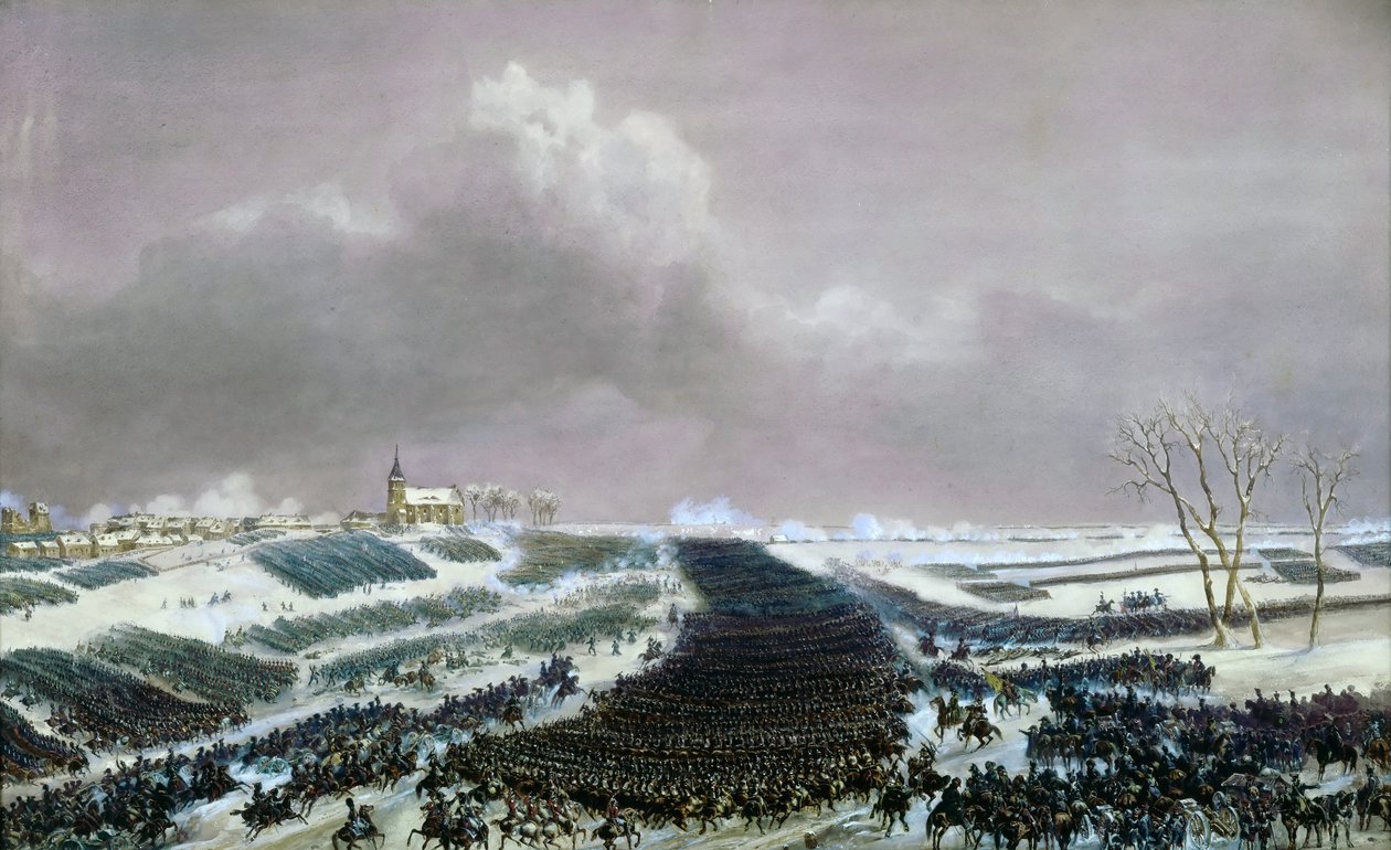 The Battle of Preussisch-Eylau on February 8, 1807 by Jean Antoine Simeon Fort