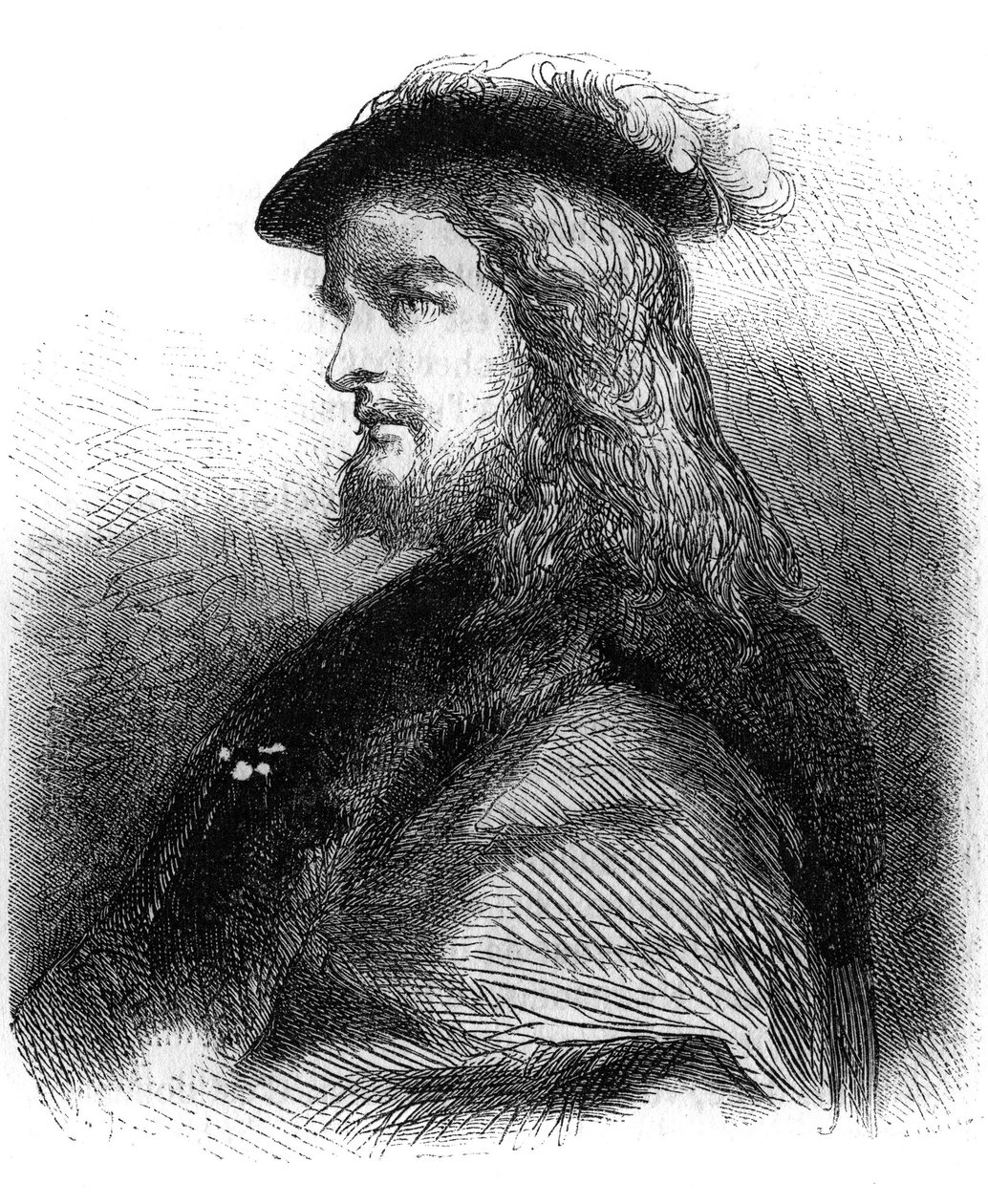 Portrait of Gustave I Wasa (Gustav Vasa) by Jean Antoine Valentin Foulquier