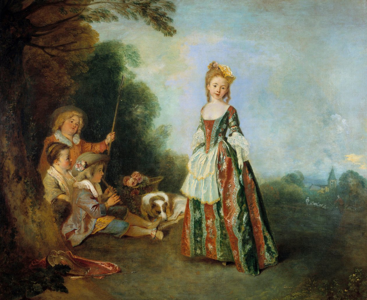 Dance by Jean Antoine Watteau