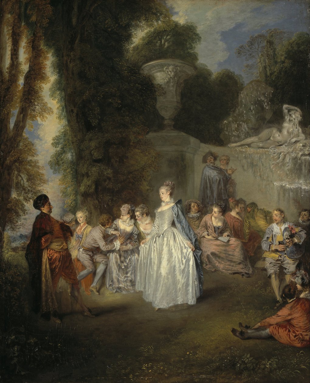 Venetian Festivities by Jean Antoine Watteau