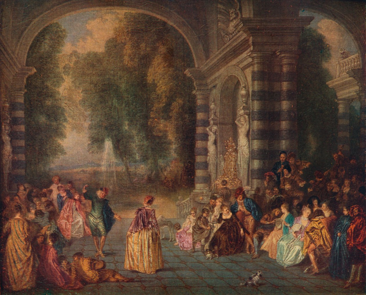 The Pleasures of the Ball, c1717 by Jean Antoine Watteau