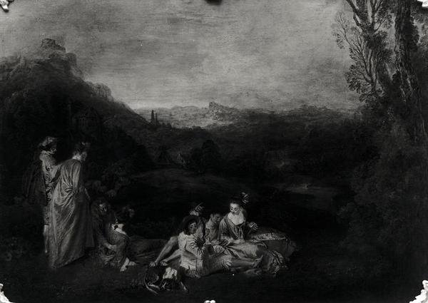 Peaceful Love, c.1718-19 by Jean Antoine Watteau