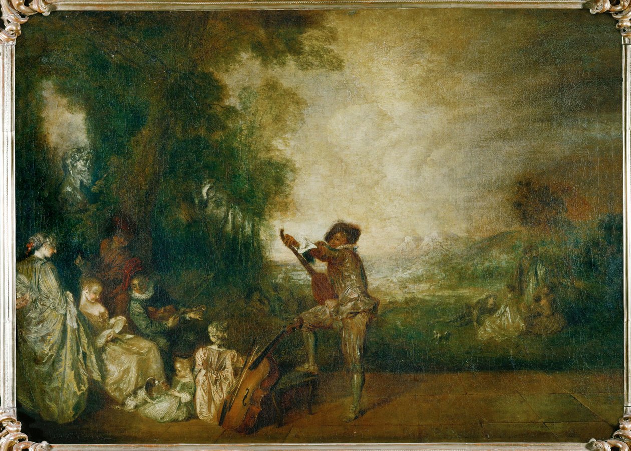 The concert by Jean Antoine Watteau