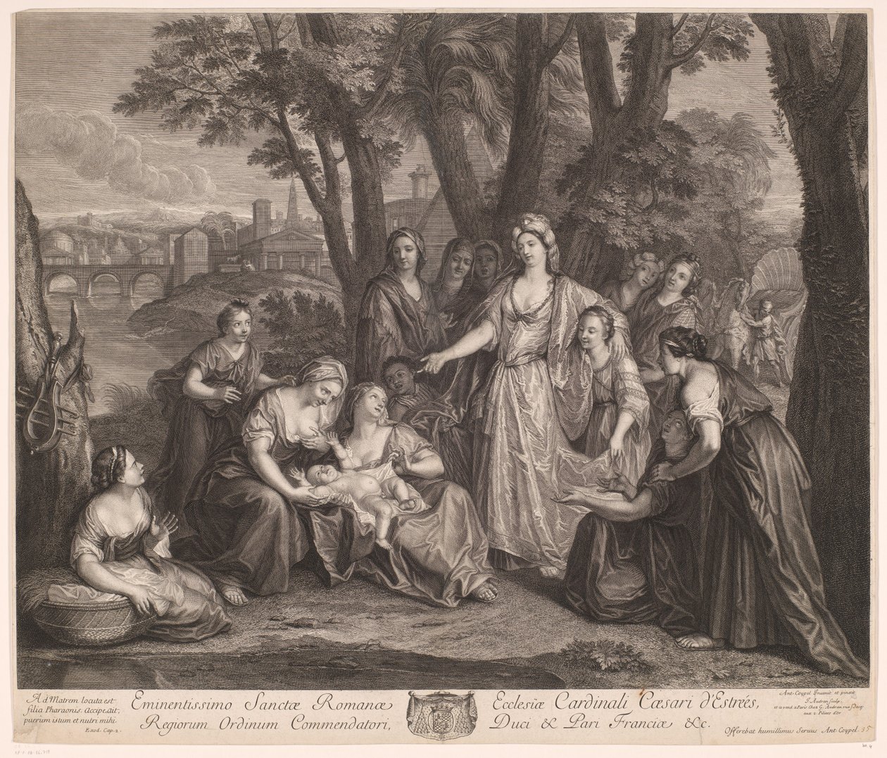 Moses Found by Jean Audran