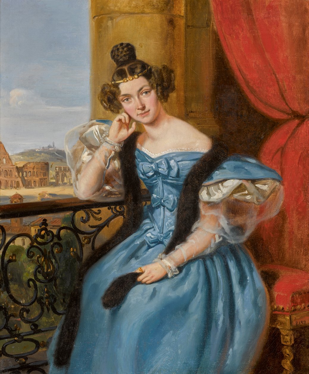 Portrait of Ekaterina Nikolaevna Meshcherskaya, née Karamzina by Jean Auguste Bard