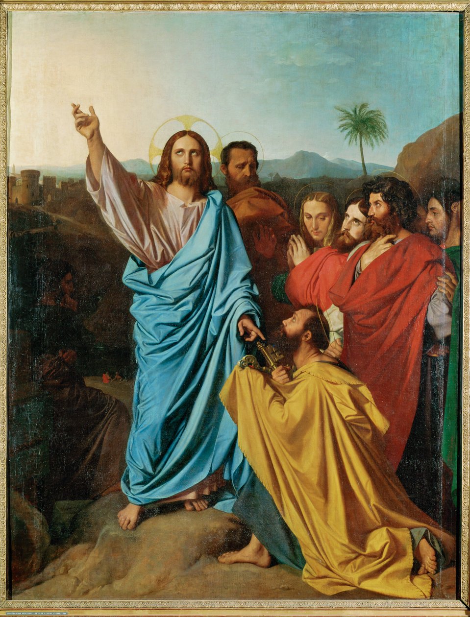 Christ Hands the Keys to Saint Peter by Jean Auguste Dominique Ingres
