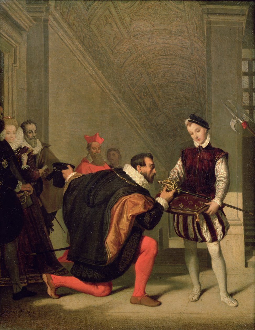 Don Pedro de Toledo Kissing the Sword of Henry IV by Jean Auguste Dominique Ingres