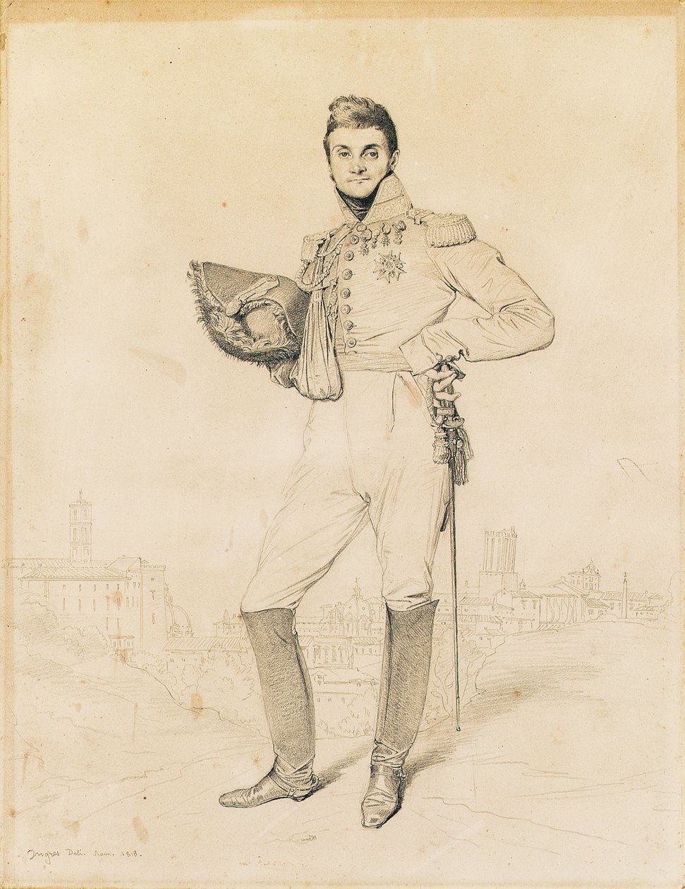 General Louis-Etienne Dulong de Rosnay by Jean Auguste Dominique Ingres