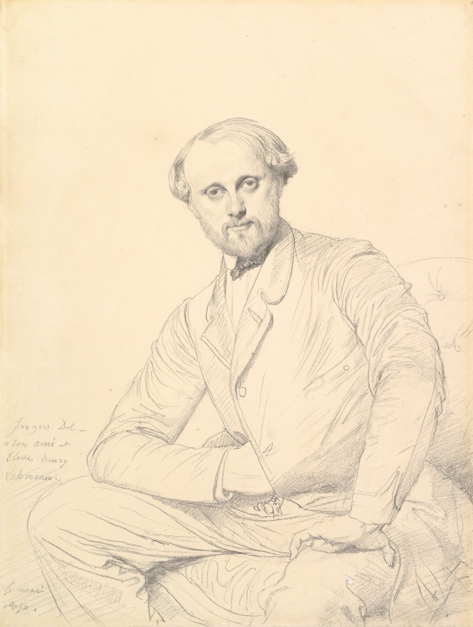 Henri Lehmann by Jean Auguste Dominique Ingres