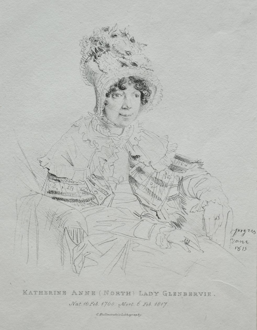 Katherine Anne Lady Glenbervie by Jean Auguste Dominique Ingres