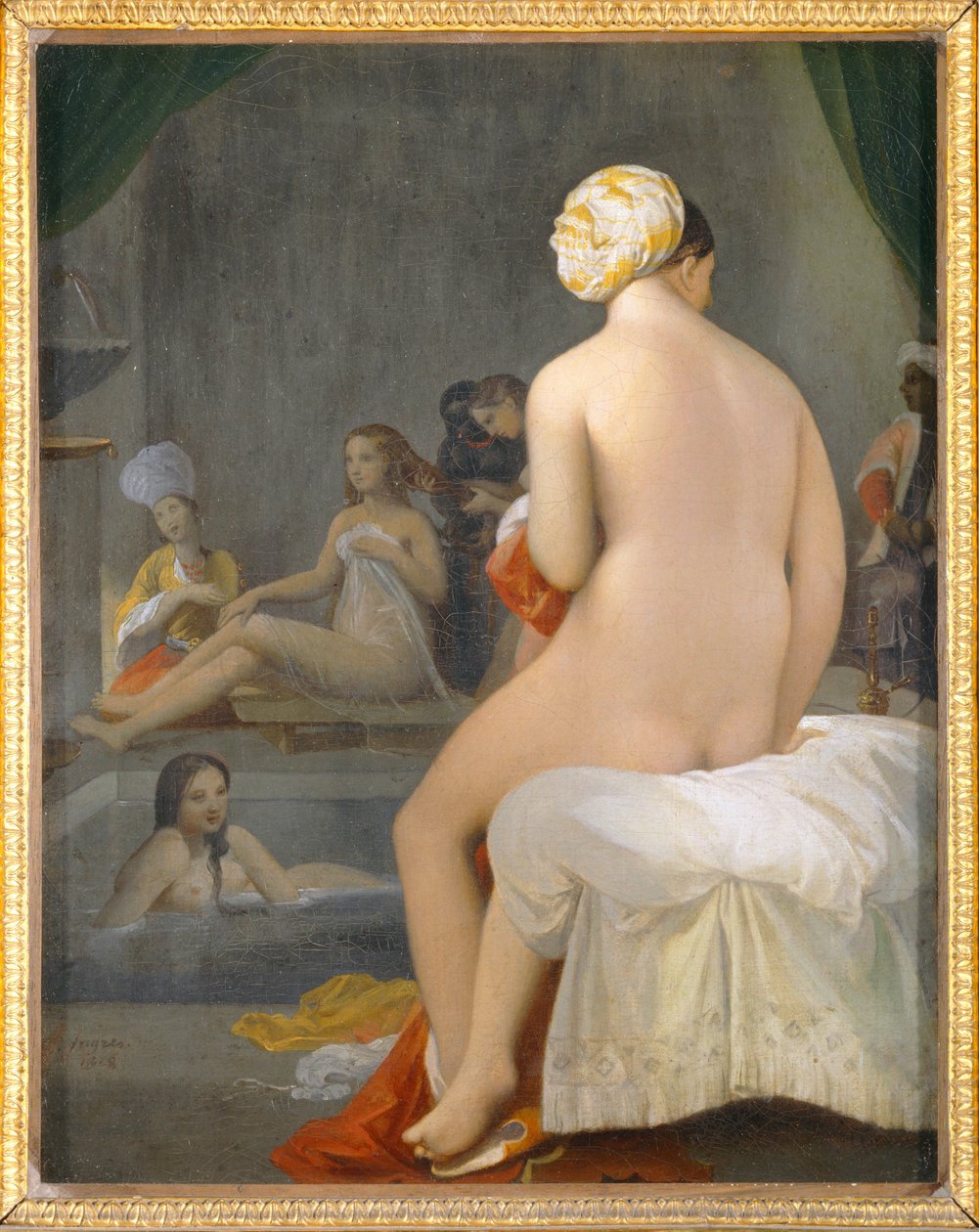 The Bather. Interior of a Harem, 1828 by Jean Auguste Dominique Ingres