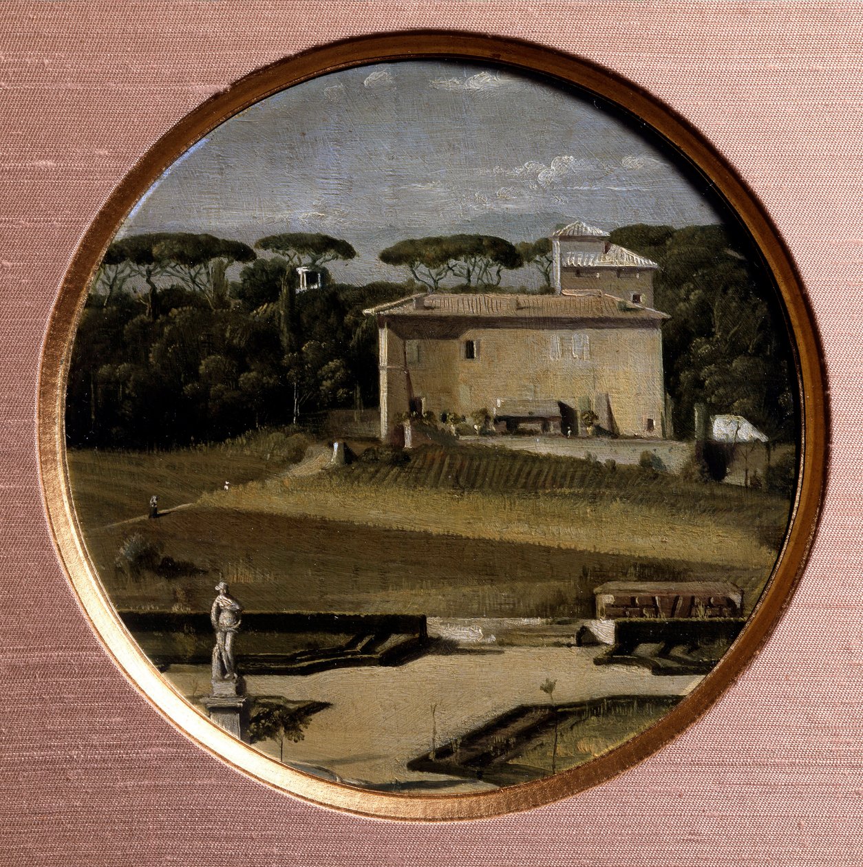 Le Casino Raphael in Rome by Jean Auguste Dominique Ingres