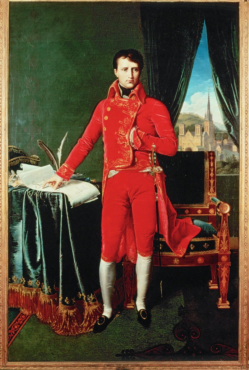 Napoleon I Bonaparte by Jean Auguste Dominique Ingres