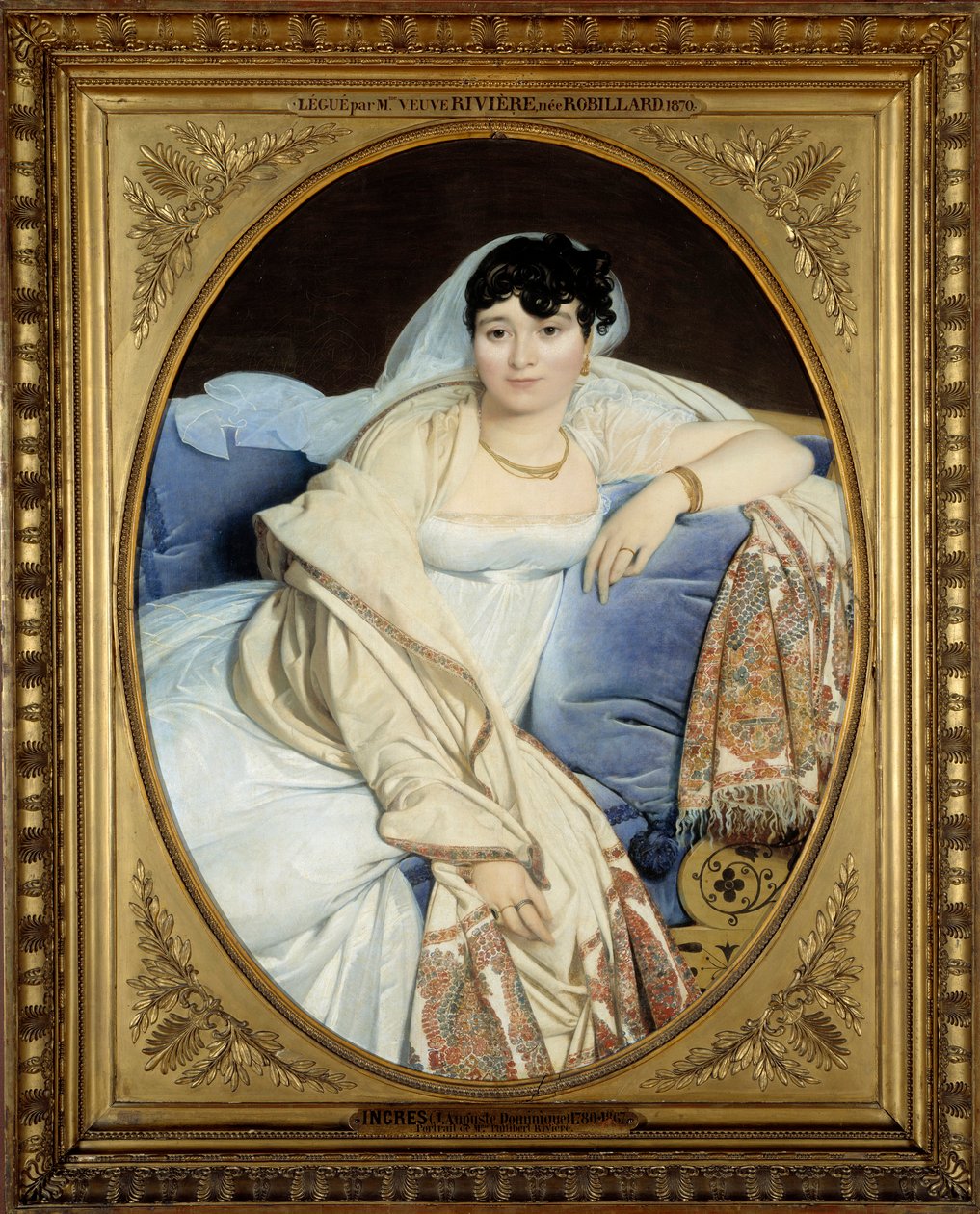 Portrait of Madame Riviere (1773-1848) by Jean Auguste Dominique Ingres