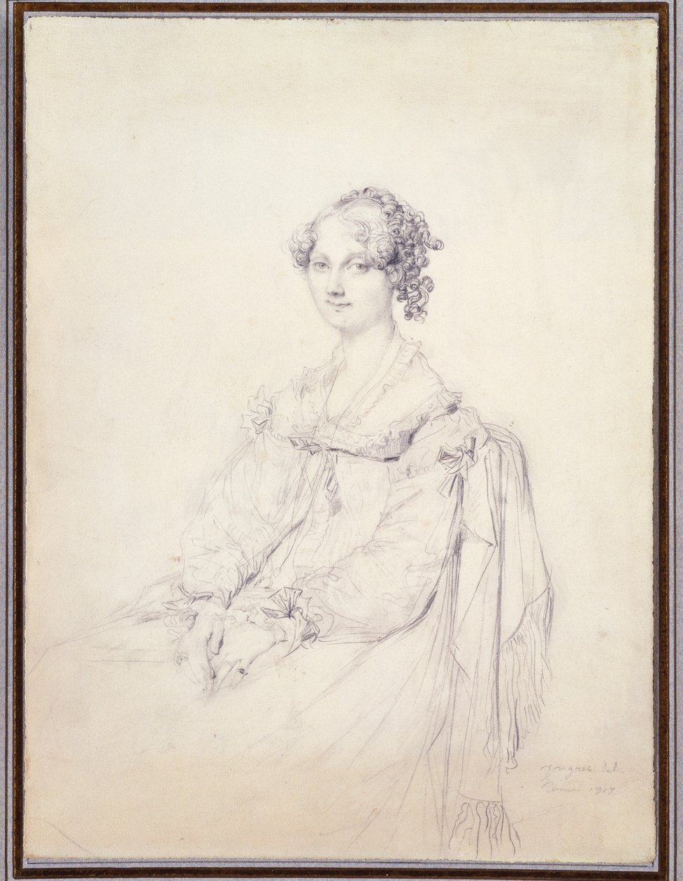 Portrait of the Hon. Mrs. Fleetwood Pellew by Jean Auguste Dominique Ingres