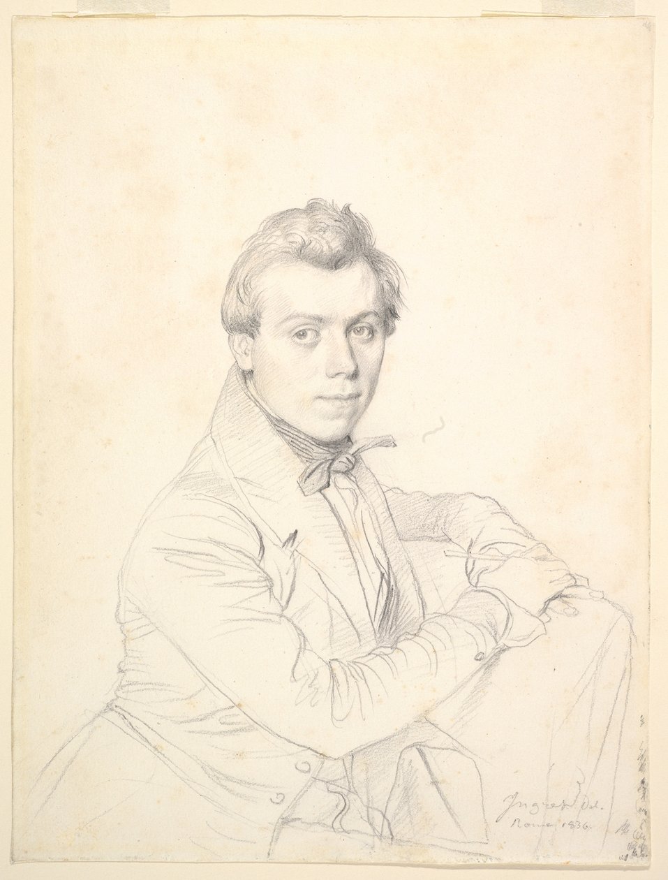 The Architect Charles-Victor Famin by Jean Auguste Dominique Ingres