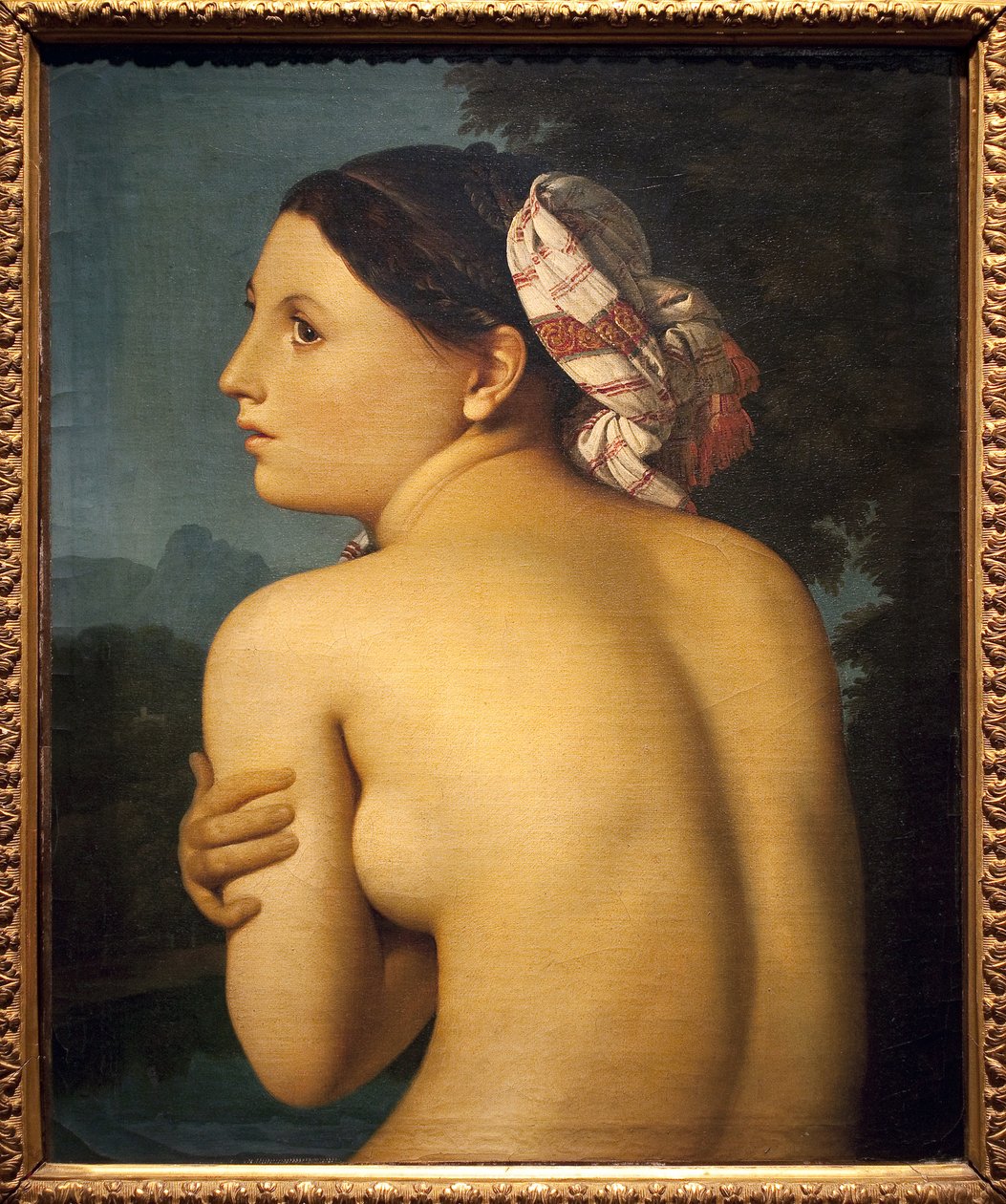 The bather by Jean Auguste Dominique Ingres