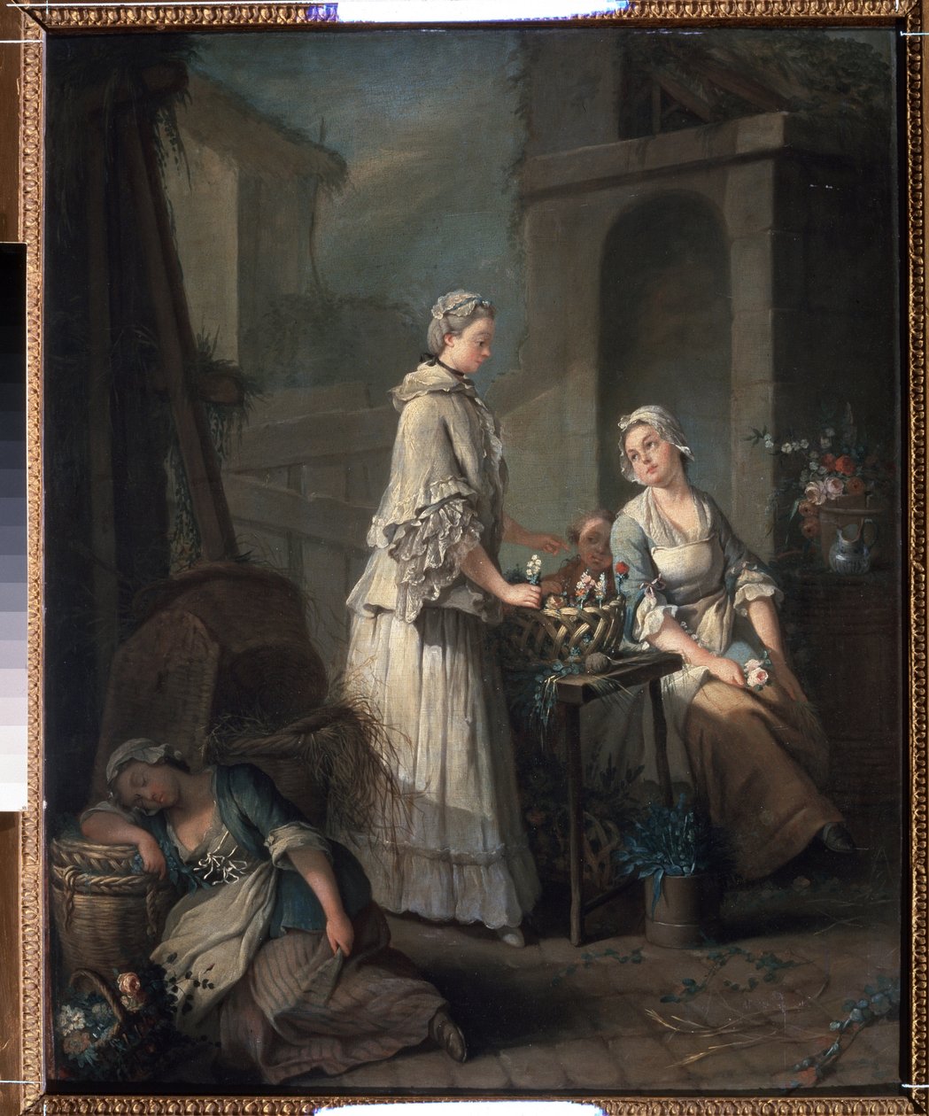 A Flower Girl by Jean Baptiste Charpentier