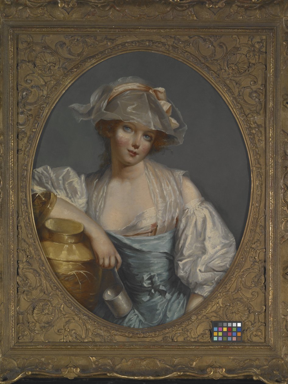 A Young Maid by Jean Baptiste (school of) Greuze