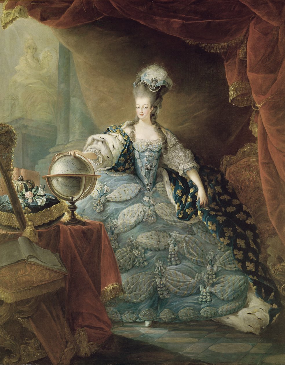 Portrait of Marie Antoinette, Queen of France, 1775 by Jean Baptiste Andre Gautier D