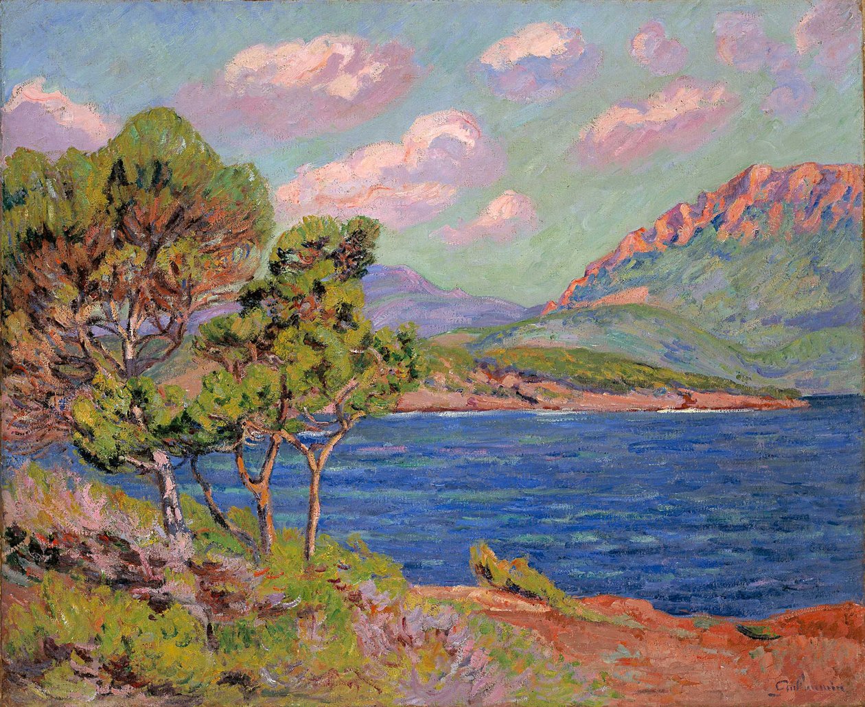 The Bay of Agay, French Riviera, c. 1910 by Jean Baptiste Armand Guillaumin