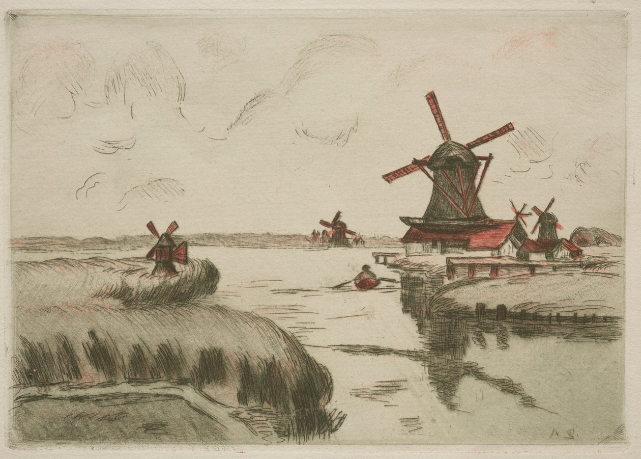 View from Saardam by Jean Baptiste Armand Guillaumin