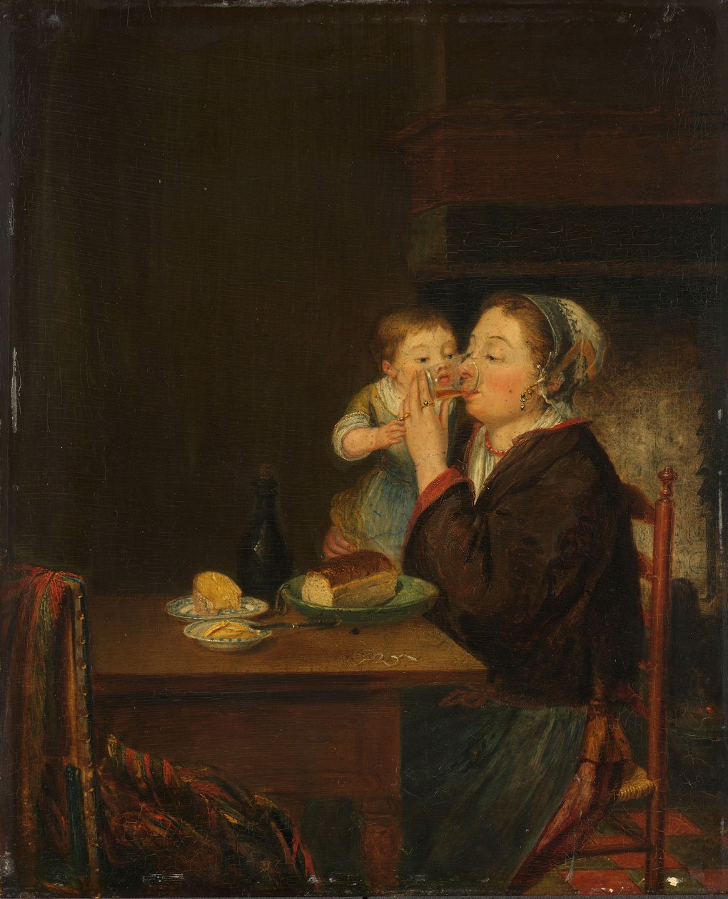 A Mother and her Child by Jean Baptiste Bernard Coclers