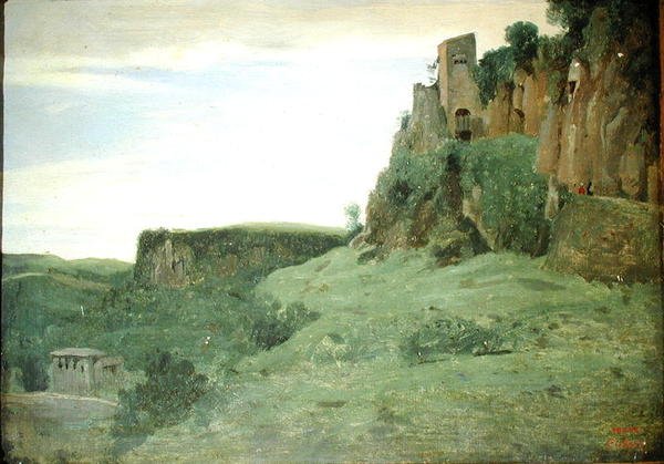 Civita Castellana by Jean Baptiste Camille Corot