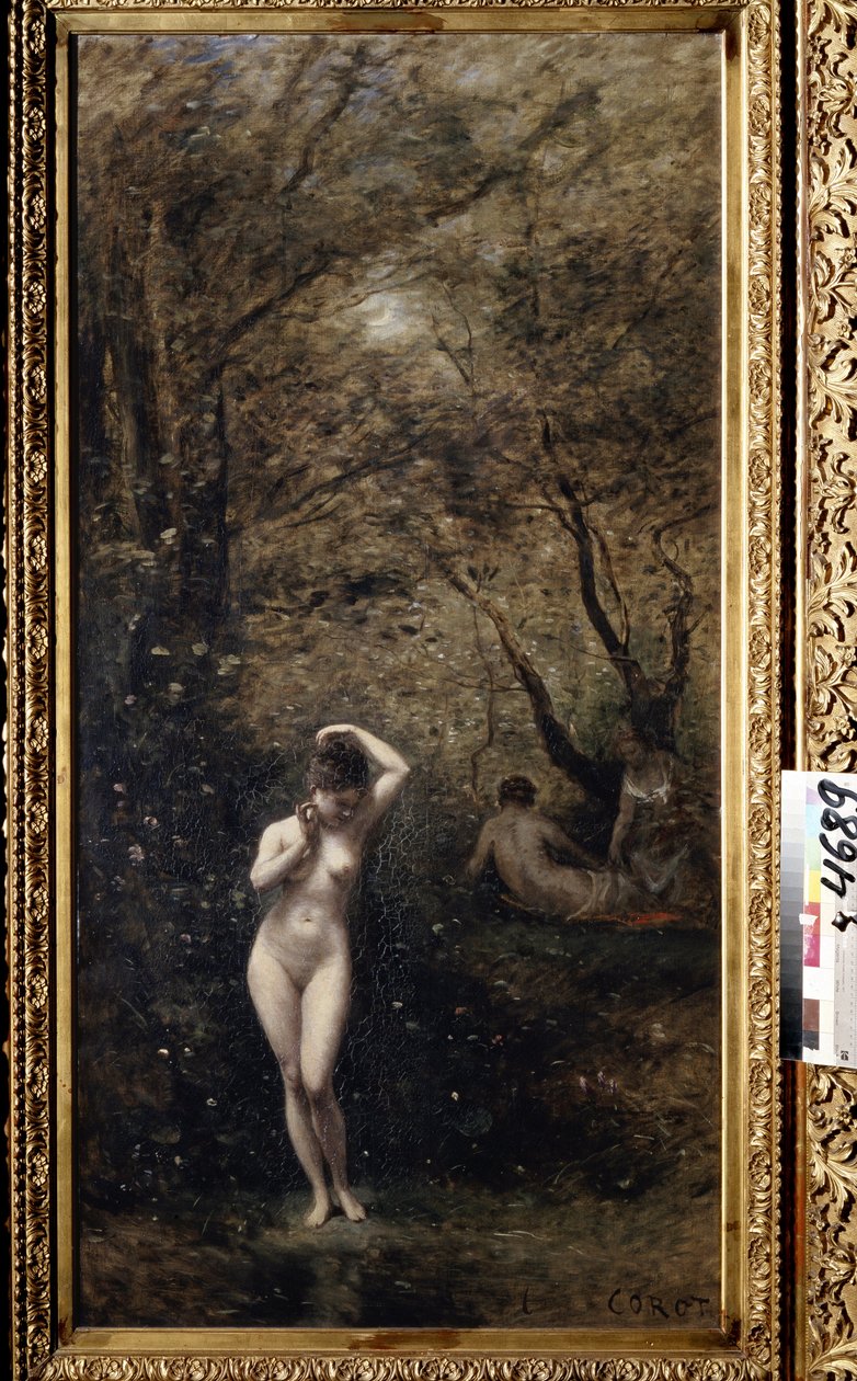 Diana Bathing by Jean Baptiste Camille Corot